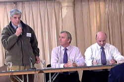 from left - David Ward, Charles Thomson, Tony McGarahan (click here for larger photo)