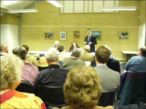 James Fox gives a presentation on 106 funding