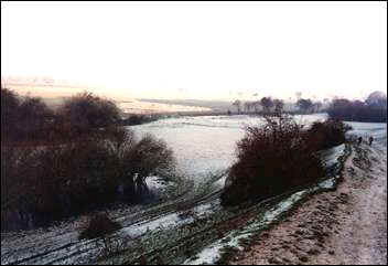 Winter over Winter's Hill & Cock Marsh - Barry Weare MM