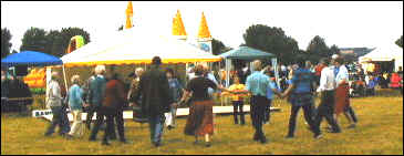 The Folk Dance Club during the Millennium Celebrations