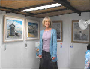  Mandy McAllen in her studio annex!