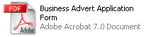 Business Advert pdf form
