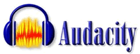 Audacity logo click to download software