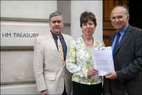  Letter being handed to Treasury 21 Aug 2007