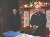 Richard Matthews and Richard Gold with the Cookham Society