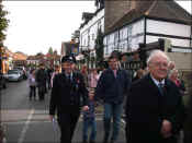 Royal British legion and the Fire Brigade are represented.