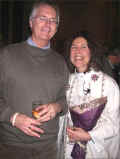 Also pictured is Terrie with her husband Colin.